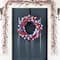 Glitzhome® 24" Patriotic Americana Red, White & Blue Floral Wreath